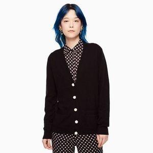 NWT Kate Spade embellished pearl cardigan